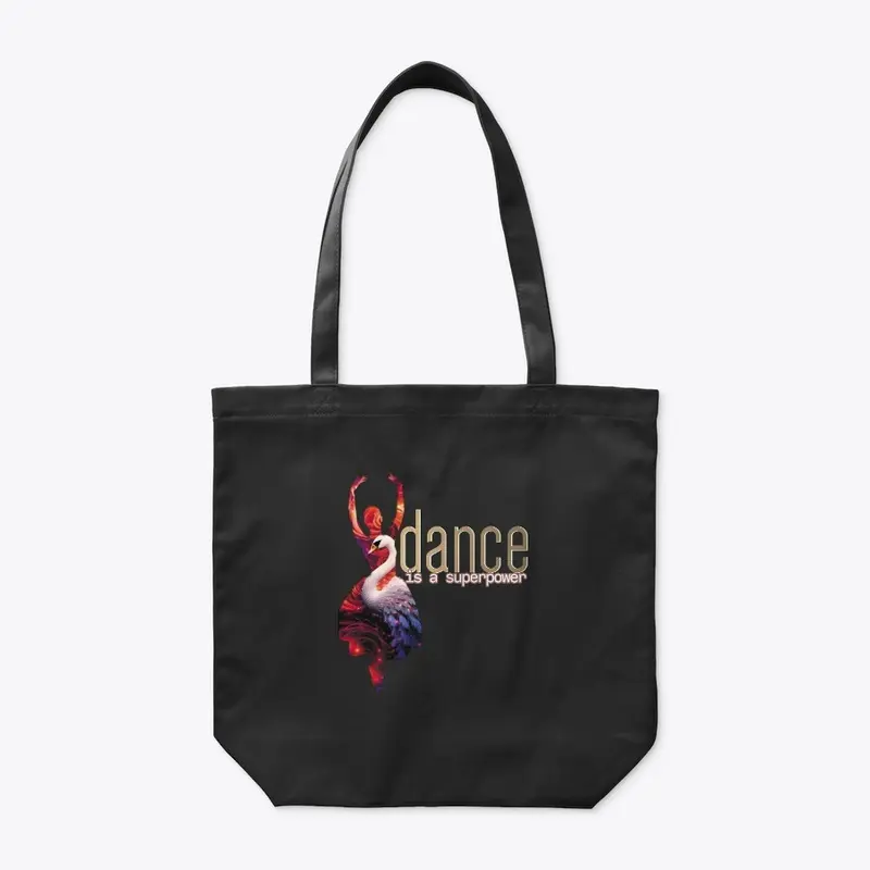 Dance is a superpower! Ballerina swan