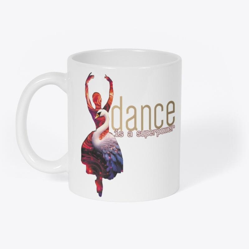 Dance is a superpower! Ballerina swan